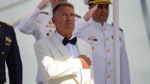 Klaus Iohannis participă la festivitățile de la Constanța dedicate Zilei Marinei