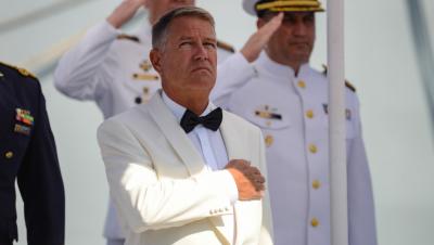 Klaus Iohannis participă la festivitățile de la Constanța dedicate Zilei Marinei