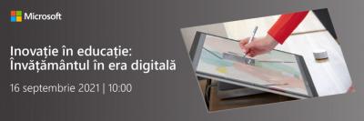 Analiza perspectivelor &icirc;nvățăm&acirc;ntului rom&acirc;nesc, la &bdquo;Inovație &icirc;n educație: &Icirc;nvățăm&acirc;ntul &icirc;n era digitală&rdquo;